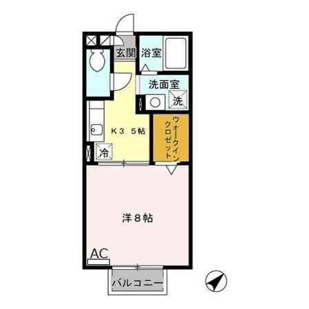 多度駅 徒歩18分 2階の物件間取画像